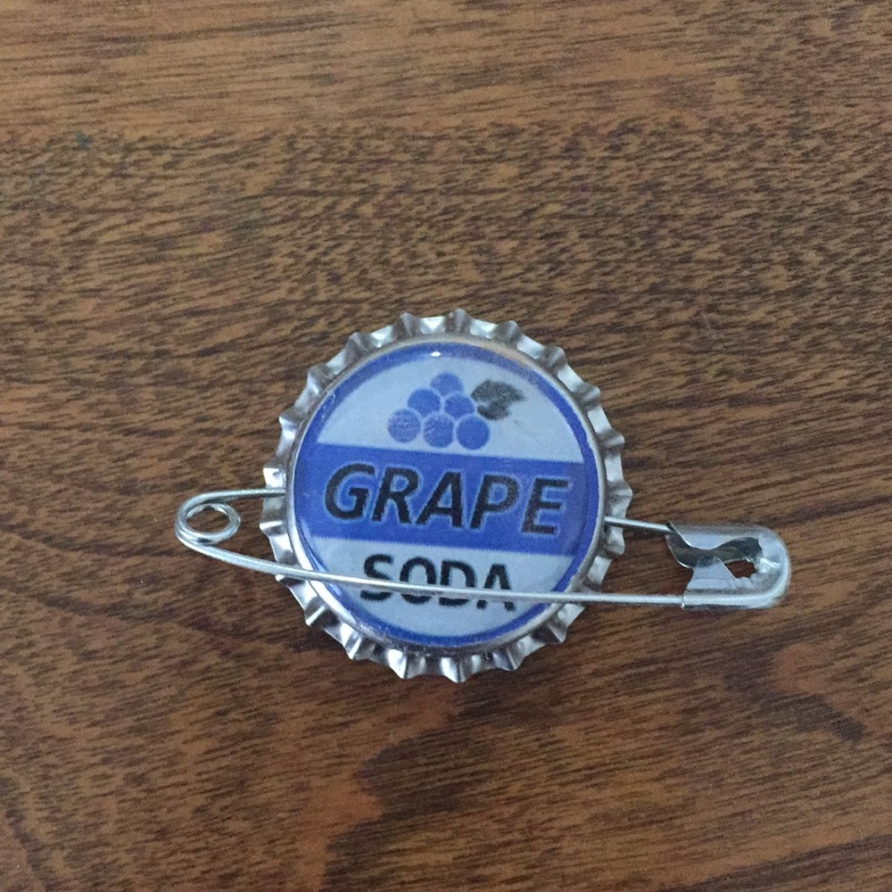 Grape Soda Pin. Disney.